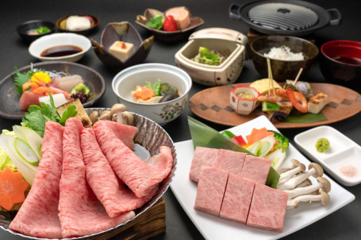 【飛騨牛贅沢プラン】飛騨牛をステーキとすき焼きでがっつり食べられるスペシャルプラン