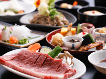 【飛騨牛ステーキ+在郷料理プラン】厳選飛騨牛ステーキ１２０ｇと在郷料理で飛騨グルメを堪能！