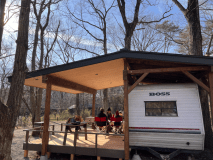 広々デッキで別荘気分を味わえます