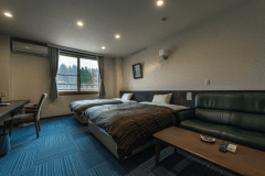 道路・駐車場側／別館スタンダードツイン(禁煙）