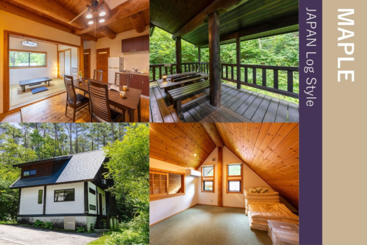 ～JAPANログSTYLE～【メイプル】LDK＋和室＋寝室×2＋テラスデッキ