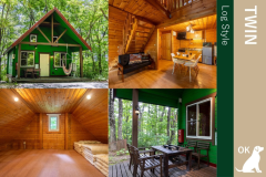 ～ログSTYLE～【ツイン】LDK＋ロフト寝室＋テラスデッキ※ペット可：ドッグラン付