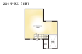 【間取りイメージ】201：テラス（3階）