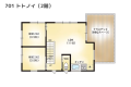 【間取りイメージ】701：トトノイ（2階）