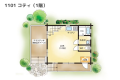 【間取りイメージ】1101：コティ（1階）