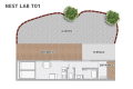 【間取りイメージ】NEST LAB：T01
