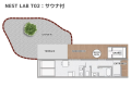 【間取りイメージ】NEST LAB：T02（サウナ付）