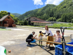 ・【流しソーメン】大自然に囲まれながら夏の醍醐味「流しソーメン」をお楽しみください