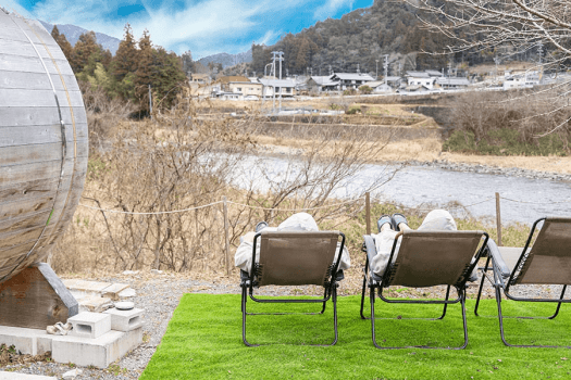 【1日1組限定】長良川リバーサイド・サウナ・リトリート～大人のための「サウナ三昧」贅沢旅。清流の音に包まれる完全プライベートの休息～