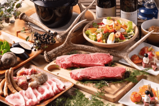 【BBQ-スタンダード-】鹿カレーにオリジナルプリンまで。新鮮なお肉とお野菜で楽しむBBQ体験。