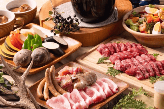 【BBQ-リーズナブル-】食材・機材はすべてご用意♪専用ウッドデッキで楽しいひと時をお過ごしください