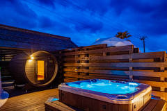 【２ベッド】■プレミアムドーム■プライベートサウナ＆ジャグジー付き