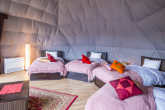 【４ベッド】■スタンダードドーム■1棟貸切・7Mドームテント