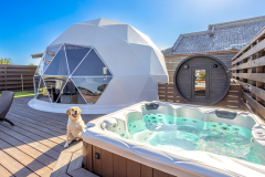 【４ベッド・愛犬OK】■プレミアムドーム■プライベートサウナ＆ジャグジー付き