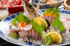 大分名物&rdquo;関アジ&rdquo;の姿造り