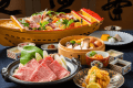 きめ細かな肉質と豊かな旨みが魅力のおおいた和牛鍋のついた贅沢会席 きめ細かな肉質と豊かな旨みが魅力のおおいた和牛鍋のついた贅沢会席