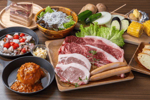 【1泊2食】＜Standard＞グランピングBBQプラン～美味旬彩の宝庫・淡路島の&rdquo;島グルメ&rdquo;に舌鼓。美しい瑠璃色の海を眺めつつプライベートなご滞在を～