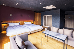 【ユニバーサルルーム】ツイン/バリアフリー/50平米[温泉付]禁煙