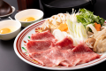 【会席-強肴チョイス料理：すき焼き】お肉本来の旨みとこだわりの割り下をご堪能下さい。