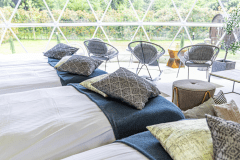 【4ベッド・ドームテント】≪タハティ／ルスカ≫-1棟貸切・天然温泉風呂・7Mドームテント-