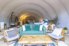 【2ベッド・コクーンテント】≪トゥーハ≫-ペットOK・天然温泉風呂・専用ドッグラン付-