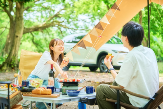 《キャンプ》自動車乗り入れOK！乗り入れフリーサイト