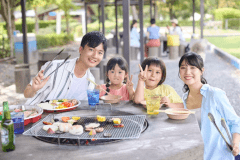 《ＢＢＱ》マウンテンside/フォレストside(１台８名定員)日帰りＢＢＱプラン