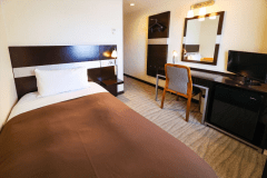 【シングル】ビジネス利用のお客様に人気なシンプル客室/11.5平米/ベッド幅100cm