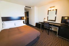 【ダブル】カップル・ご夫婦でのご利用に最適！/17平米/ベッド幅140cm