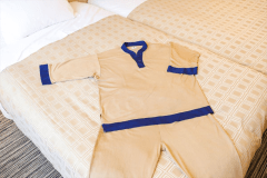 【ナイトウェア】動きやすい上下別々パジャマスタイル