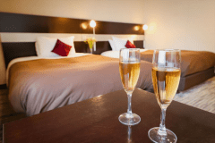 【デラックスツイン】大人な落ち着きを醸し出す優雅な空間