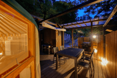 ■6Mグランピングテント-4ベッド〜焚き火やハンモック〜　富士山なし