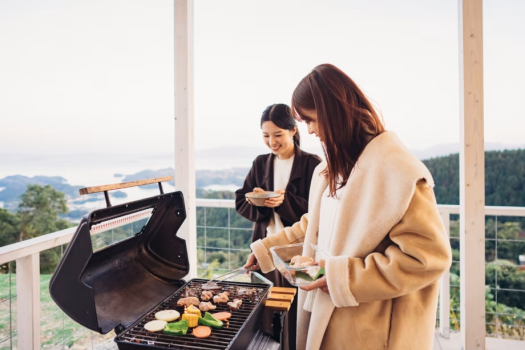 【秋旅応援🍁3大特典付き/15%OFF！】長崎和牛と若鶏のもも肉盛り合わせ・旬のお野菜を使った長崎ご当地BBQ＋大村湾×朝日を望みながらのモーニング☀＜2食付き＞