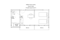 空室状況によっては、実際の図面のお部屋と異なる場合があります。