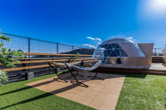 ■ドームテント■ -2ベッド＋1ソファベッド・28㎡-