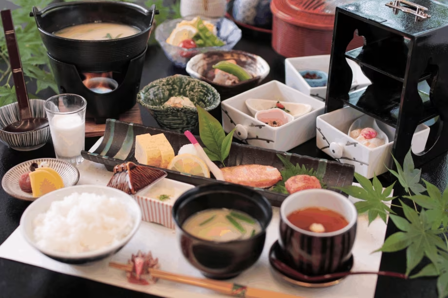 美里の朝食で一日の始まりを元気に!美里の朝食は「白米」もとっても美味しいんですよ♪ 美里の朝食で一日の始まりを元気に!美里の朝食は「白米」もとっても美味しいんですよ♪