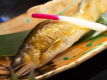 香ばしい香りの鮎の塩焼き
料理長がじっくり丁寧に焼き上げます