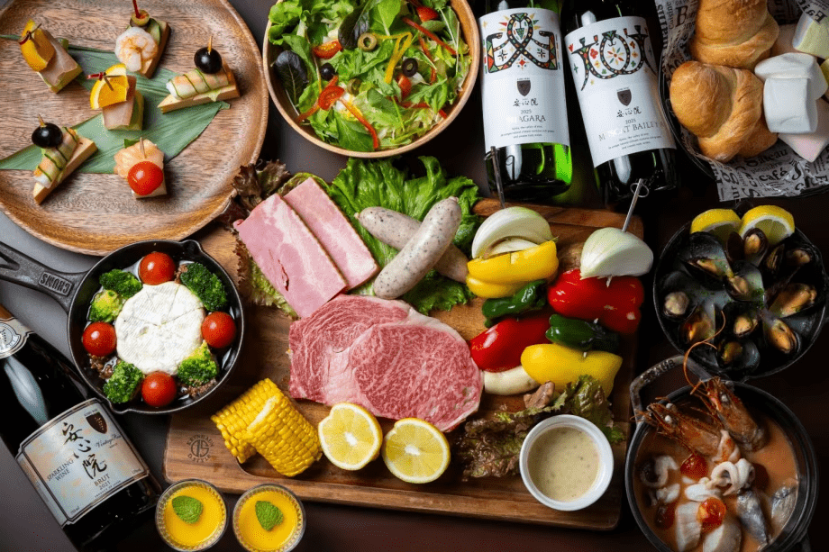 【1泊2食】≪Italian Grill≫トラットリアBBQプラン～ぶどう畑の隠れ家的レストランでこだわりのイタリアンテイスト～＜&rdquo;GLAMPING CABIN 安心院&rdquo;＞