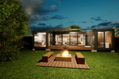 ■ドッグキャビン-std■＜Pet-Friendly＞-56㎡・1棟貸切・プライベートドッグラン-