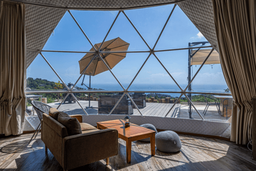 【直前割】7日前～限定割引～グランピングBBQ＋地ビール飲み放題プラン～伊豆半島の自慢のご当地食材に舌鼓。オーシャンビューの絶景ロケーションと温泉に癒される至極のご滞在～