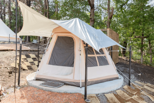 スモアの森：牛肉・魚介満載のグランピングメニュープラン