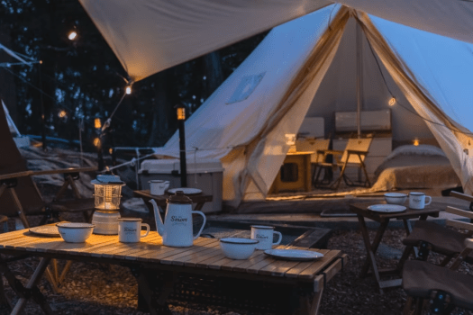 スモアの森：牛肉・魚介満載のグランピングメニュープラン