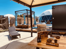 ジャグジードームテント＜デッキ付｜専有150平米＞