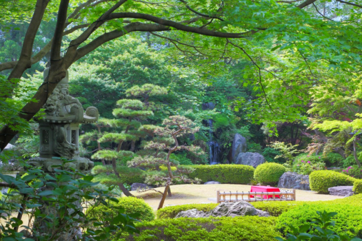 絵画を切り取ったような美しい庭園