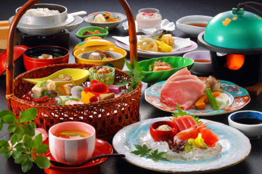 【籠盛会席】旬彩籠盛会席　料理一例