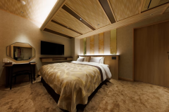 【静龍フロア｜露天風呂付スイート翠嶺】ゆったりとした時間が流れる静かな空間です。