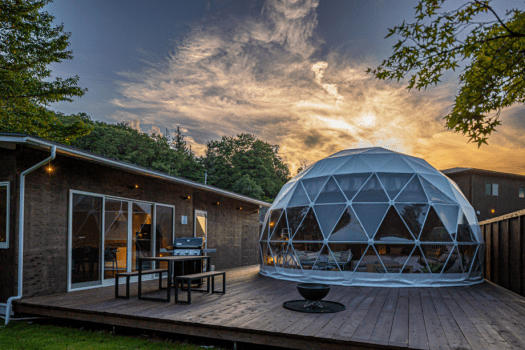 【1泊2食】国産和牛BBQ付き｜贅沢リバーサイドグランピング