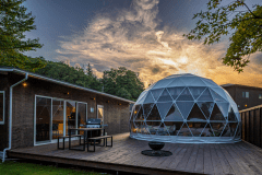 ■アクアドーム-sakura-■＜Premium＞-38㎡・4ベッド-ドーム型テント