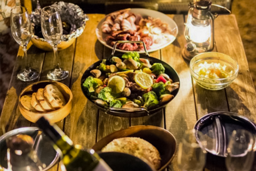 【1泊2食】≪Luxury stay≫BBQディナーコース～アメリカンスパイスステーキや岡山県産の季節の野菜etc。手間いらずで美味旬彩をお楽しみ～＜”LACOSTA”＞