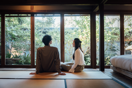 【離れ】［イメージ］ なにもしない贅沢――。心が解きほぐされていくような静かで優しい時間。
